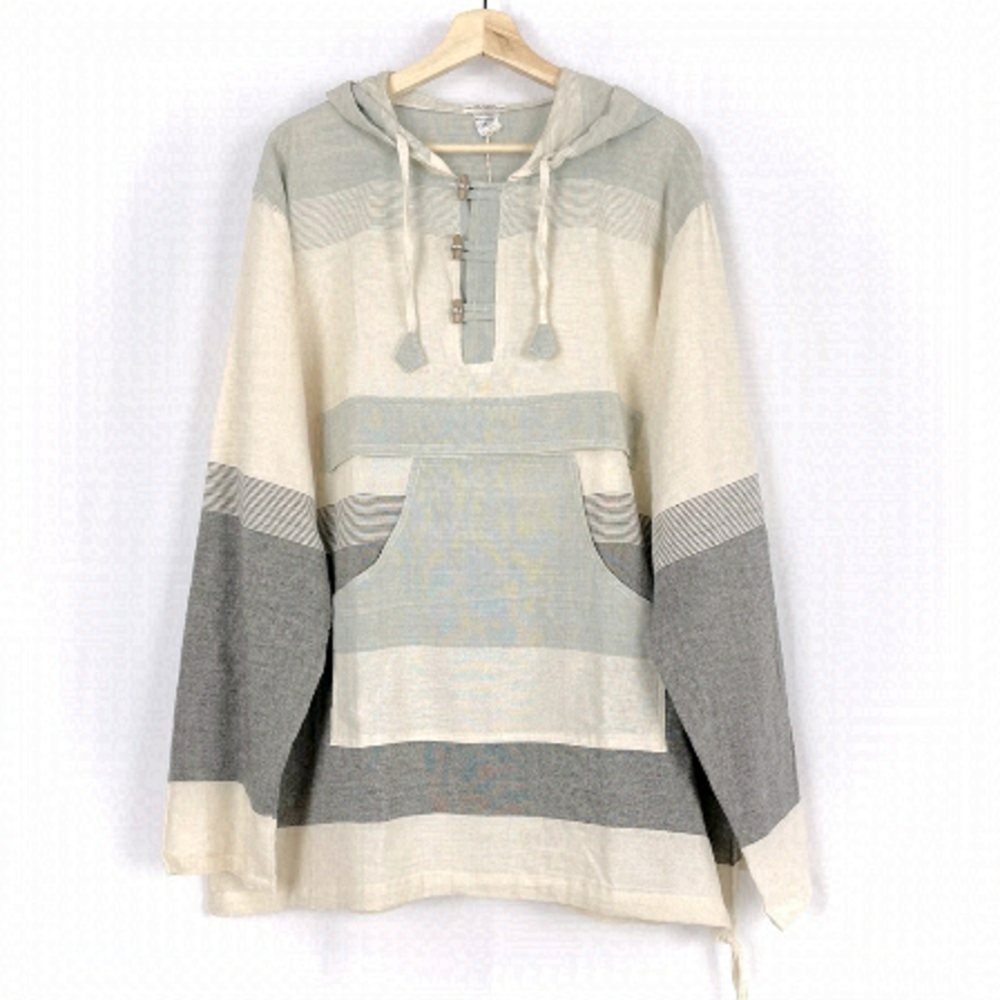 NWT Ark Fair Trade 100% Cotton Pullover Hoodie Size XL